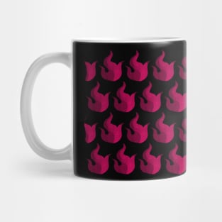 Pink Flames Mug